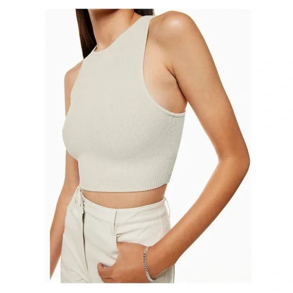 NWT Aritzia Babaton Sculpt Knit Racer Tank - Picture 2 of 14